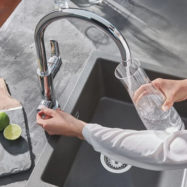 Grohe Blue Pure Змішувач для кухні, хром (31722000) - Фото 3 Grohe Blue Pure Змішувач для кухні, хром (31722000) - зображення 3