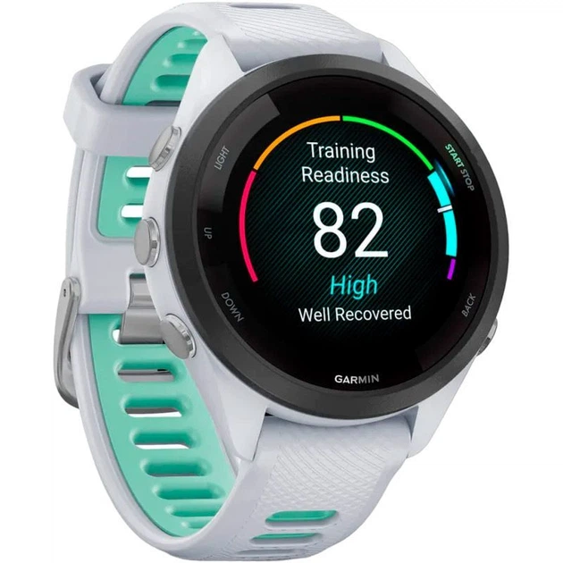 Смарт-часы Garmin Forerunner 265S Black Bezel with Whitestone Case and Whitestone/Neo Tropic Silicone Band (010-02810-04) [89363] - изображение 5