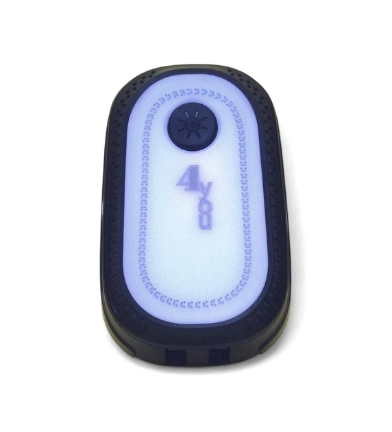 Зарядное устройство 4you A42 QC3.0 с быстрой зарядкой 18W 2USB с ночником Black - изображение 2