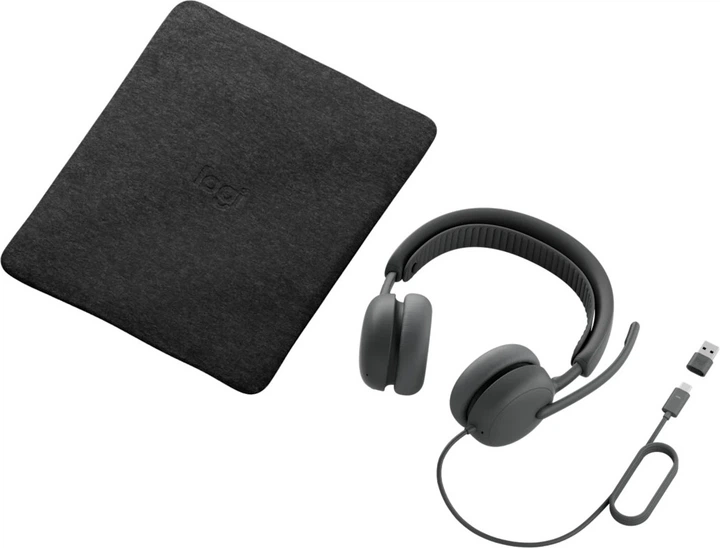 Słuchawki Logitech ZONE Wired 2 for Business Graphite (981-001618) - Zdjęcie 5 Słuchawki Logitech ZONE Wired 2 for Business Graphite (981-001618) - obraz 5