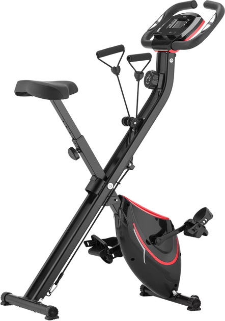 Rower treningowy Gymtek FX600 magnetyczny składany Czerwony (5905884426463) - Zdjęcie 2 Rower treningowy Gymtek FX600 magnetyczny składany Czerwony (5905884426463) - obraz 2