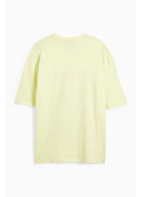 Футболка з бавовни C&A 2219432c69 XXL салатова (100015021) - Фото 6 Футболка з бавовни C&A 2219432c69 XXL салатова (100015021) - зображення 6