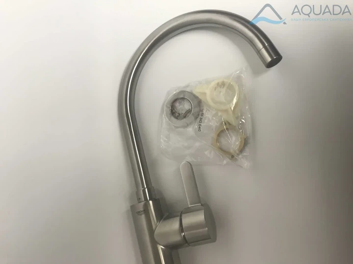 GROHE Одноважільний змішувач для мийки Eurosmart Cosmopolitan (32843DC2) - Фото 4 GROHE Одноважільний змішувач для мийки Eurosmart Cosmopolitan (32843DC2) - зображення 4
