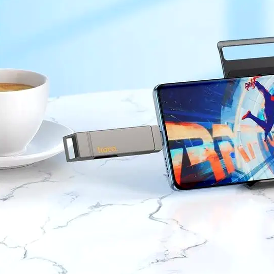 Флеш-накопитель Hoco UD15 Clever USB 3.2 Type-C 128GB для передачи данных между устройствами с высокой скоростью - изображение 9