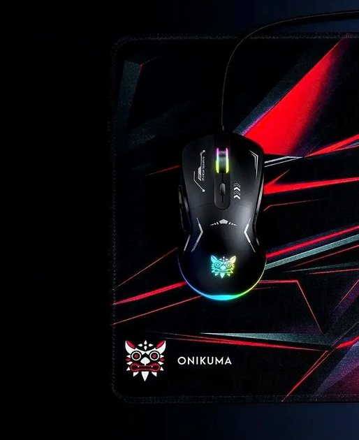 Игровой комплект Onikuma TZ3006 набор клавиатура мышь для геймеров с RGB подсветкой и ковриком - изображение 4