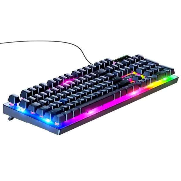 Клавиатура и мышь Hoco GM18 игровая подсвеченная для ПК и ноутбука с USB подключением и 104 клавишами - изображение 6