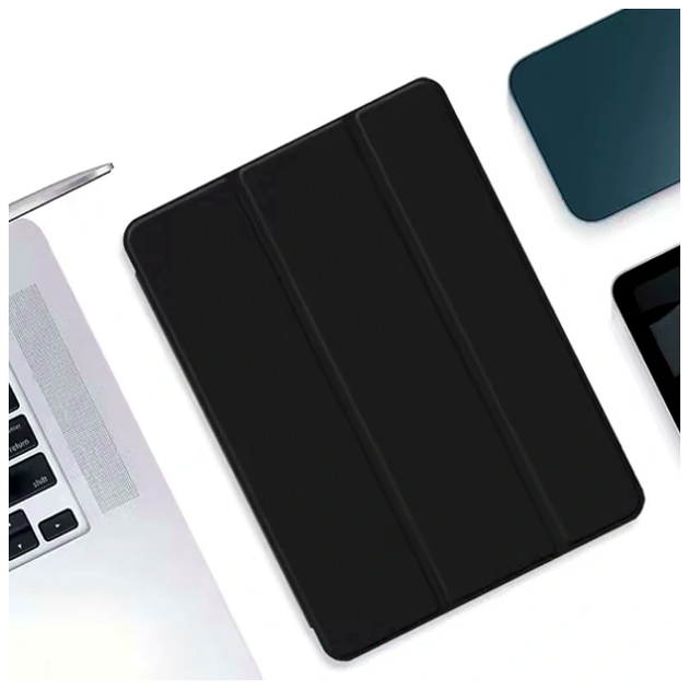 Чехол-книжка Smart Case силиконовый для iPad 5 9,7 2017 iPad 6 9,7 2018 iPad Air 1 9,7 2013 матовый черный PT-12793 - изображение 8