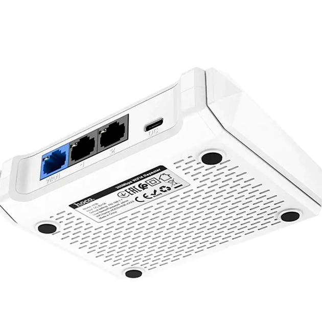 Адаптер WiFi Hoco HI36 беспроводной роутер для дома и офиса с поддержкой WiFi4 3000 Mbps черный - изображение 5