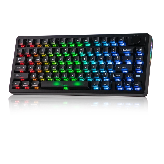 Epomaker HE75 V2 Black Механічна бездротова клавіатура - изображение 8