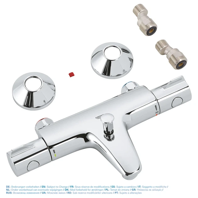 Grohe Grohtherm 800 Термостат для ванни, хром (34567000) - зображення 7