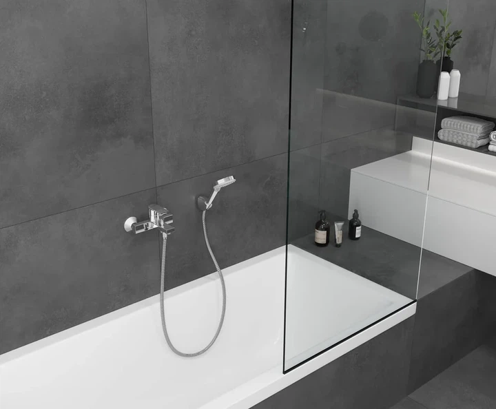 Hansgrohe Vernis Shape Змішувач для ванни, хром (71450000) - Фото 2 Hansgrohe Vernis Shape Змішувач для ванни, хром (71450000) - зображення 2