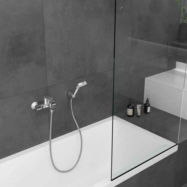 Hansgrohe Vernis Shape Змішувач для ванни, хром (71450000) - Фото 4 Hansgrohe Vernis Shape Змішувач для ванни, хром (71450000) - зображення 4