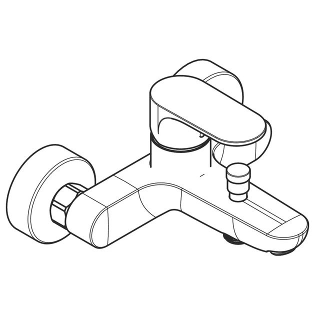 HANSGROHE Rebris S Смеситель для ванны, черный матовый (72440670) - изображение 5