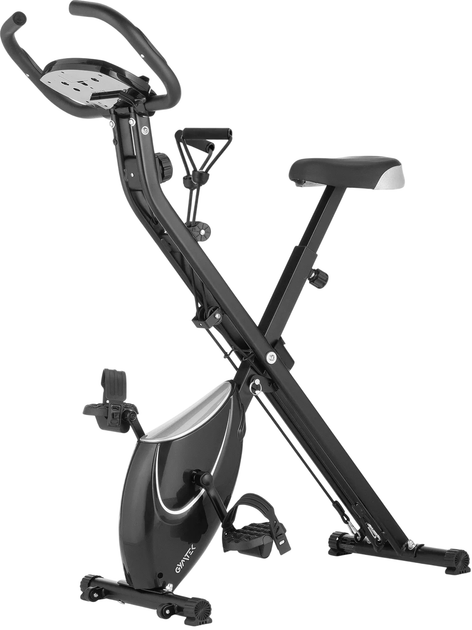 Rower treningowy Gymtek FX600 magnetyczny składany Srebrny (5907766666127) - Zdjęcie 3 Rower treningowy Gymtek FX600 magnetyczny składany Srebrny (5907766666127) - obraz 3