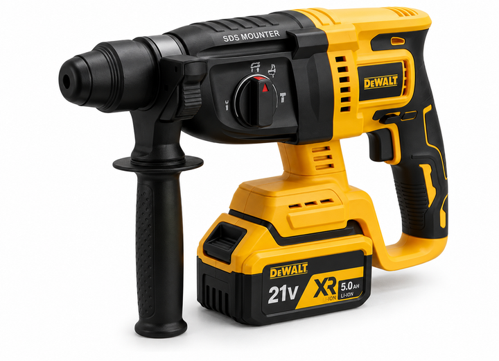 Перфоратор бездротовий DeWalt Електроперфоратор акумуляторний Перфоратор 3 режими - Фото 6 Перфоратор бездротовий DeWalt Електроперфоратор акумуляторний Перфоратор 3 режими - зображення 6