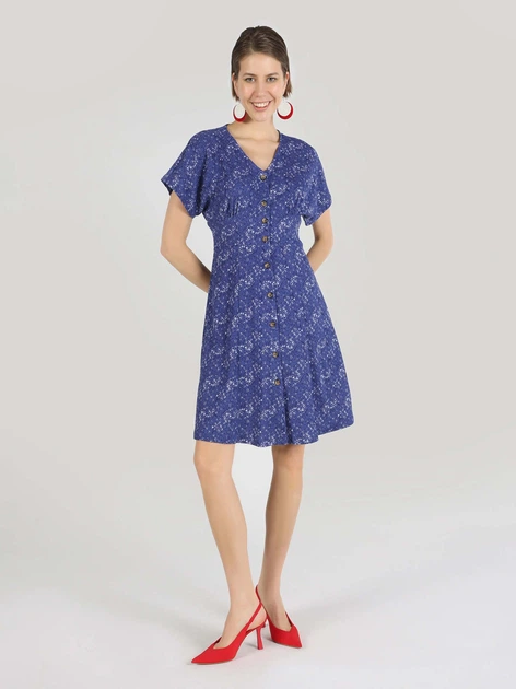 Плаття міді жіноче літнє Colin's CL1063230INV M Indigo (8683197601773) - зображення 5