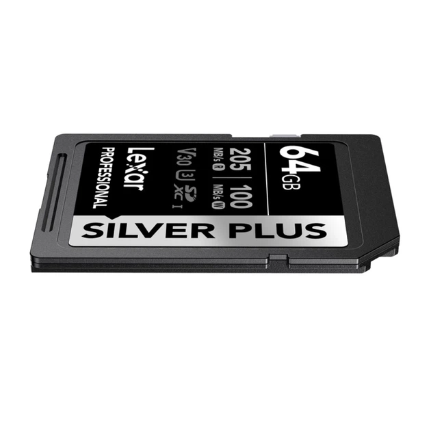 Карта памяти Lexar Professional Silver Plus SDXC 64GB (LSDSIPL064G-BNNNG) - Фото 4 Карта памяти Lexar Professional Silver Plus SDXC 64GB (LSDSIPL064G-BNNNG) - изображение 4