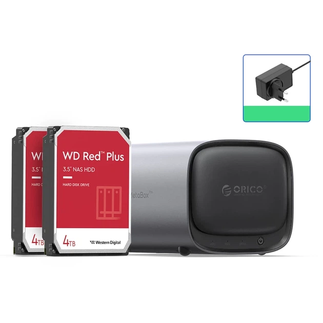 NAS Сетевое хранилище Orico MetaBox Pro Home Gray (6942227173379) - изображение 5