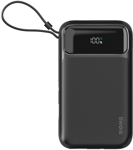 УМБ Sigma mobile X-power SI20A8QL-MAG 20000 mAh 22.5W Black (4827798434611) - изображение 2