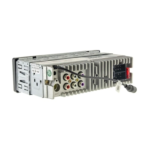 Автомагнитола 1DIN мультимедийна Cyclone MP-1094 с управлением через приложение FM, USB, Type C для зарядки, microSD, AUX, MP3,RGB - изображение 4