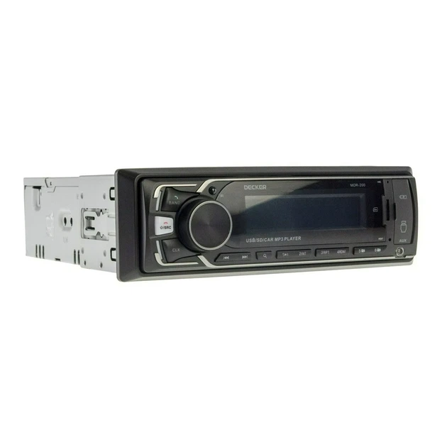 Автомагнитола мультимедийная 1DIN Decker MDR-200 с мощным усилителем 6x100W bluetooth aux usb радио - изображение 4