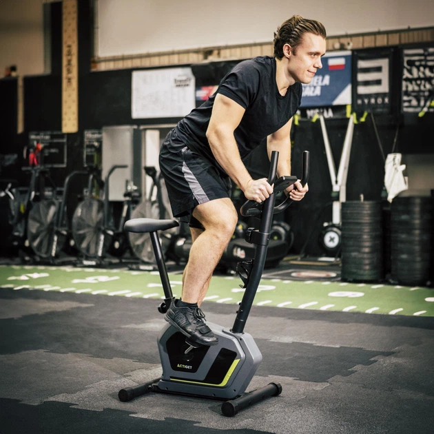 Магнітний велотренажер Actiget Actibike Pro ACT0175 Grey/Black - зображення 20
