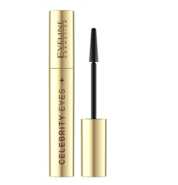 Туш для вій EVELINE CELEBRITY EYES Подовжуюча та об'ємна 7 мл 1868 - Фото 1 Туш для вій EVELINE CELEBRITY EYES Подовжуюча та об'ємна 7 мл 1868 - зображення 1