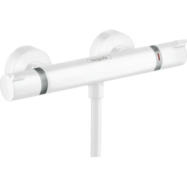 Hansgrohe Ecostat Термостат для душу, білий матовий (13116700) - Фото 3 Hansgrohe Ecostat Термостат для душу, білий матовий (13116700) - зображення 3