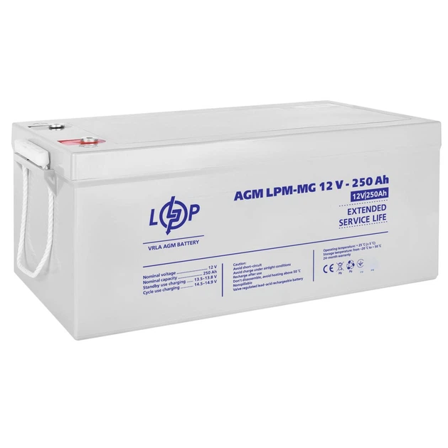 Аккумулятор мультигелевый LPM-MG 12V - 250 Ah - изображение 2