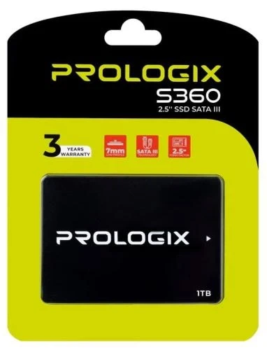 Твердотільний накопичувач SSD 1Tb, ProLogix S360, SATA3, 2.5', 3D TLC, 530/510 МБ/с (PRO1000GS360) - изображение 3