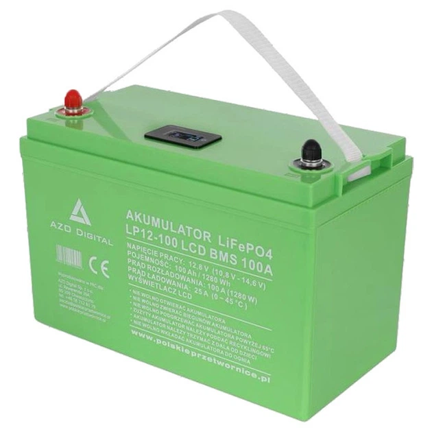 Аккумуляторная батарея LP12-100 100Ah 12V 100A LCD - Фото 1 Аккумуляторная батарея LP12-100 100Ah 12V 100A LCD - изображение 1