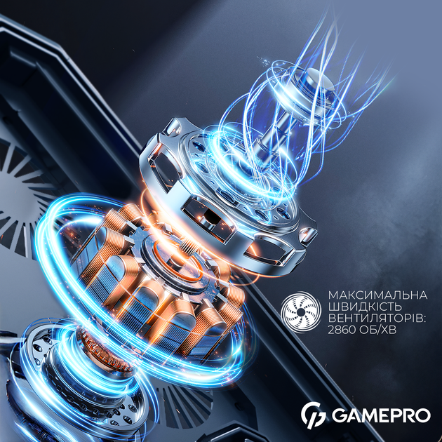 Охолоджувальна підставка для ноутбука Gamepro CP590 Black - зображення 11