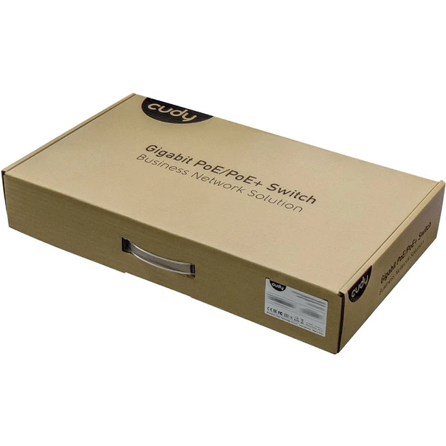 Комутатор Cudy , 16-Port Gigabit PoE+ Switch with 2 Gigabit SFP ports 200W (GS1020PS2) - изображение 3