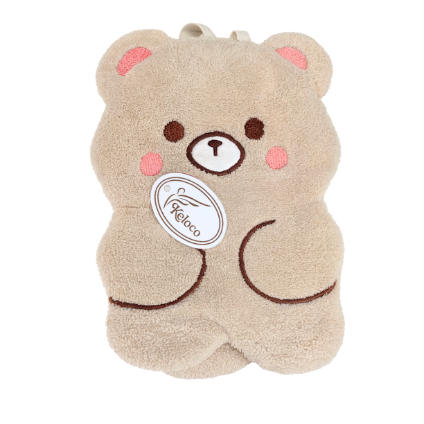 Полотенце игрушка коралловый флис для рук 20х26 см бежевый Colorful Home HM-4691 - Фото 1 Полотенце игрушка коралловый флис для рук 20х26 см бежевый Colorful Home HM-4691 - изображение 1