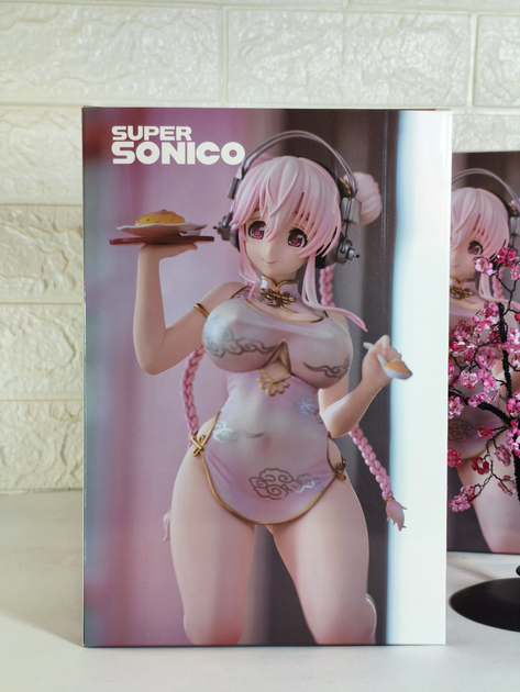 Аніме фігурка 16 см Супер Соніко в китайському вбранні - Super Sonico, для дорослих - изображение 6