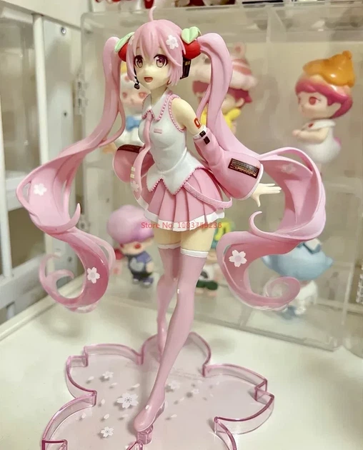 Аніме фігурка 19 см Сакура Міку вокалоїд, Sakura Miku vocaloid - зображення 8