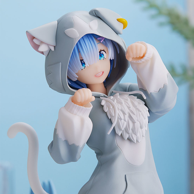 Аніме фігурка 21,5 см Рем з аніме Ре:зеро в костюмі котика, Re:Zero - Rem - Фото 2 Аніме фігурка 21,5 см Рем з аніме Ре:зеро в костюмі котика, Re:Zero - Rem - изображение 2