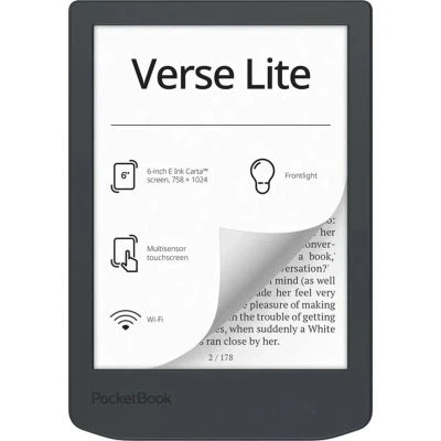 Электронная книга Pocketbook 619 Verse Lite, Midnight Grey (PB619-T-CIS) - Фото 1 Электронная книга Pocketbook 619 Verse Lite, Midnight Grey (PB619-T-CIS) - изображение 1