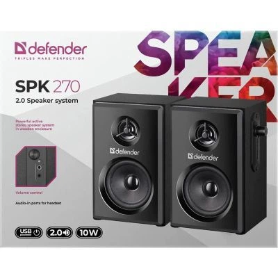 Акустическая система Defender SPK 270 USB Black (65270) - изображение 7