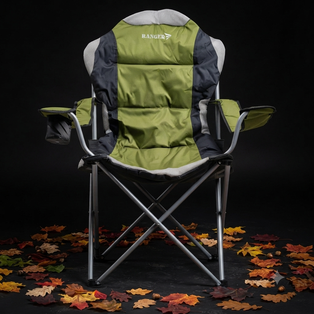 Крісло-шезлонг складане Ranger FC 750-052 Green - Фото 9 Крісло-шезлонг складане Ranger FC 750-052 Green - изображение 9