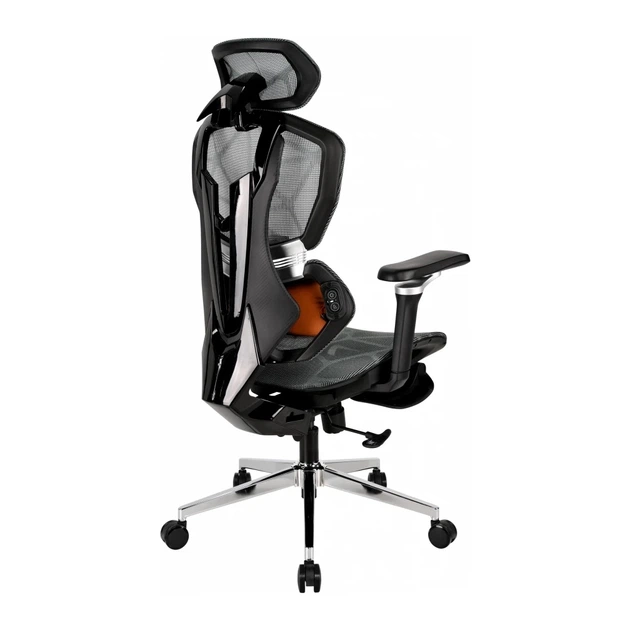 Кресло игровое GT Racer X-7002 Black/Black/Green (X-7002 Black/Black/Green (Massage)) - изображение 5