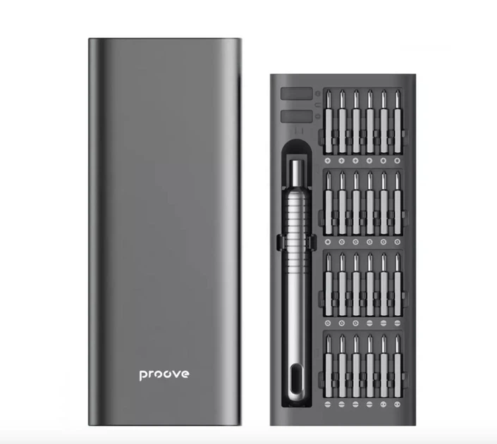 Многофункциональный профессиональный набор отверток Proove Fixer 51in1 для ремонта смартфонов, ноутбуков и другой техники - изображение 4