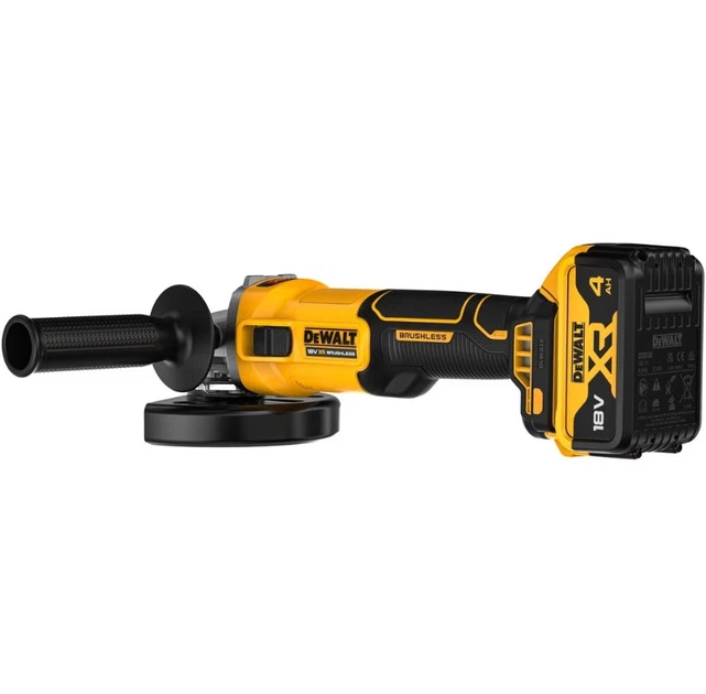 Шлифмашина угловая аккумуляторная DeWALT DCG407M1T - изображение 4