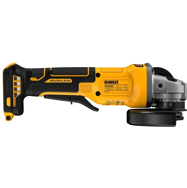 Шлифмашина угловая аккумуляторная DeWALT DCG408NT - Фото 6 Шлифмашина угловая аккумуляторная DeWALT DCG408NT - изображение 6