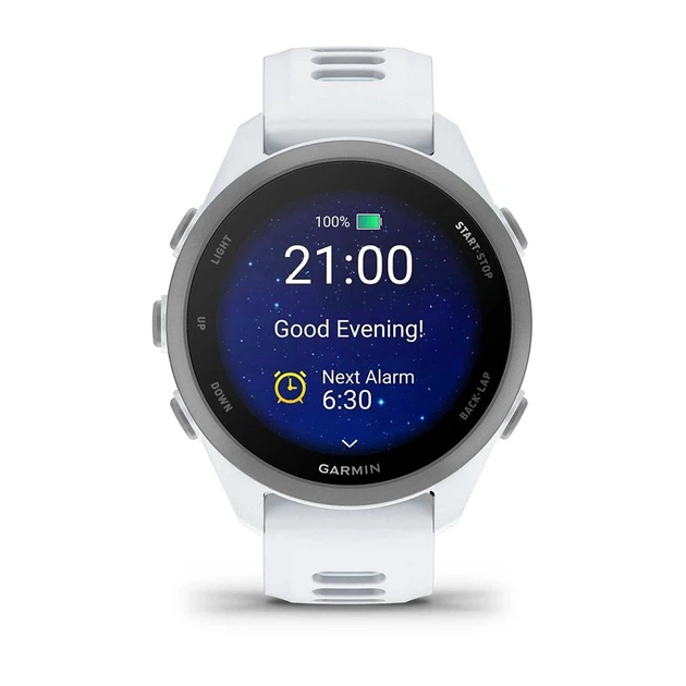 Смарт-часы Garmin Forerunner 170 Whitestone белый с белым ремешком - Фото 4 Смарт-часы Garmin Forerunner 170 Whitestone белый с белым ремешком - изображение 4