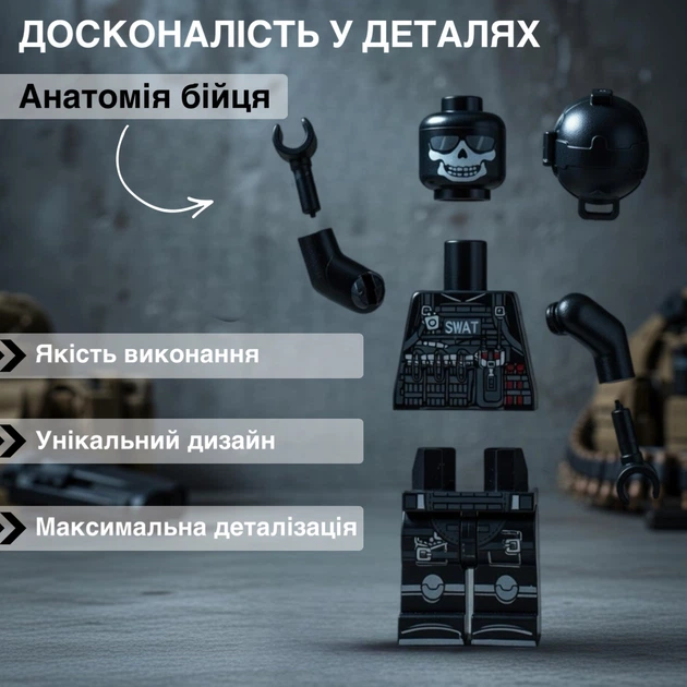 Набор солдати армия 6 шт военные солдати фигурки с аксессуарами игровой набор - Фото 6 Набор солдати армия 6 шт военные солдати фигурки с аксессуарами игровой набор - изображение 6