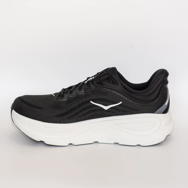 Кросівки чоловічі HOKA Bondi 9 X-Wide BWHT 45 (29 см) Black / White (1162015) - зображення 2