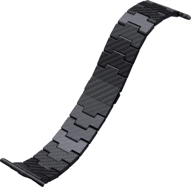 Ремінець Pitaka Carbon Fiber Retro для Apple Watch 1/2/3/4/5/6/7/8/9/10/11/SE/SE 3/Ultra/Ultra 2/Ultra 3 Black-Gray (AWB2311) - Фото 3 Ремінець Pitaka Carbon Fiber Retro для Apple Watch 1/2/3/4/5/6/7/8/9/10/11/SE/SE 3/Ultra/Ultra 2/Ultra 3 Black-Gray (AWB2311) - зображення 3