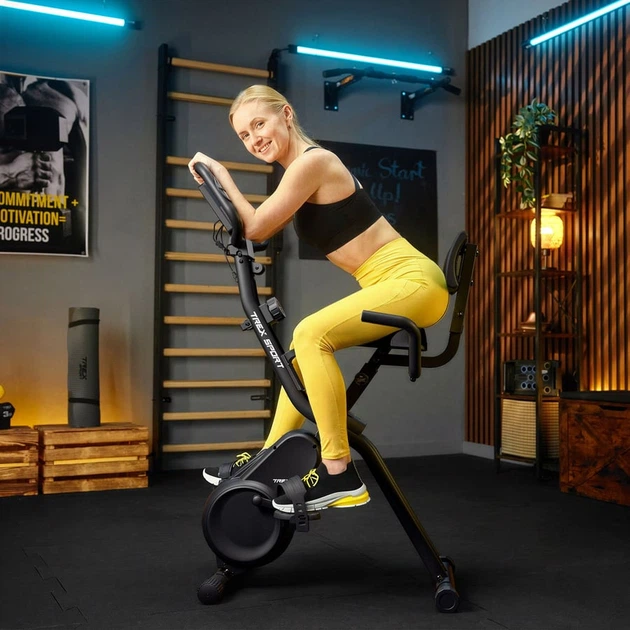 Велотренажер складной Trex Sport TX-390XB TRIBER магнитный черный - изображение 2