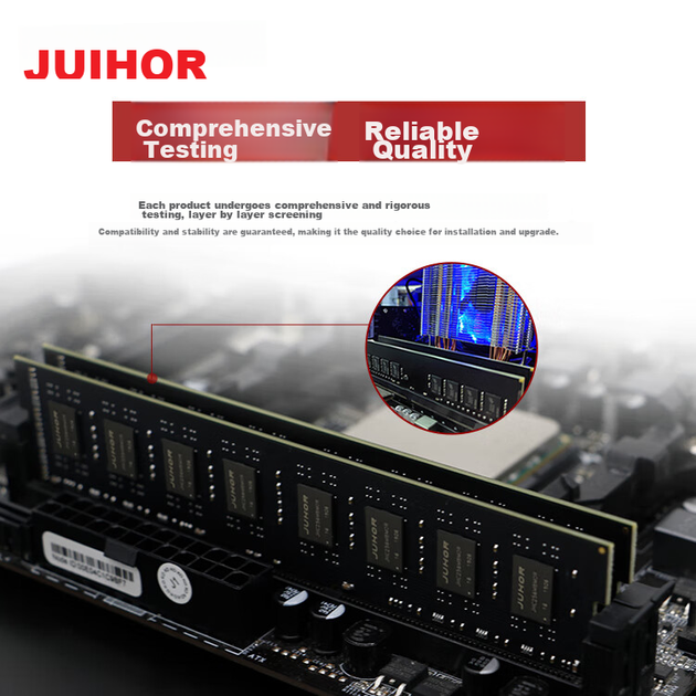 Модуль памяти JUHOR 8 ГБ DDR3 1600 для настольных компьютеров - изображение 6